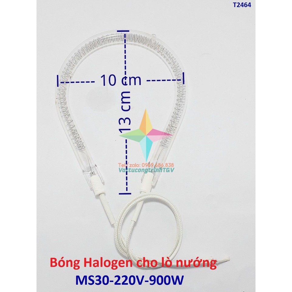 Bóng Halogen cho lò nướng MS30-220v-900w