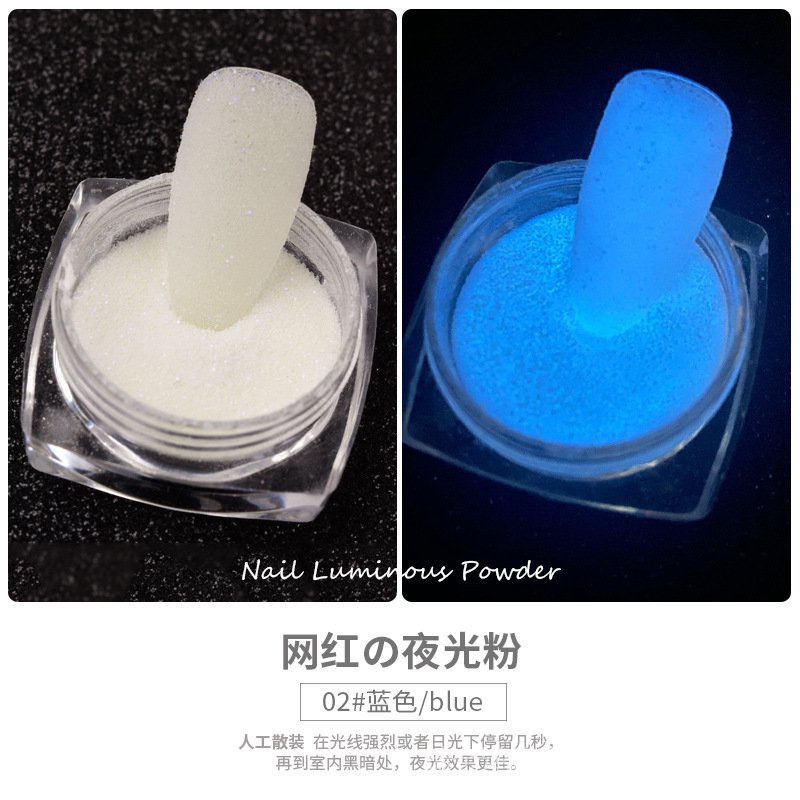 Có Sẵn Bán Sỉ Móng Tay Dạ Quang 3 Màu Kim Tuyến Siêu Sáng