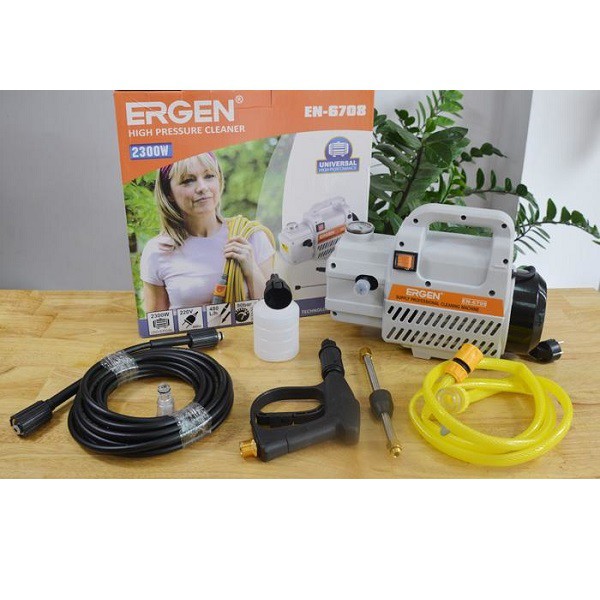 CHÍNH HÃNG MÁY RỬA XE ERGEN 6708 - BẢO HÀNH 3 THÁNG