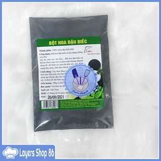 Bột Hoa Đậu Biếc 50gr Bột Tạo Màu Thực Phẩm Rau Củ Tự Nhiên Chợ Quê hàng loại 1