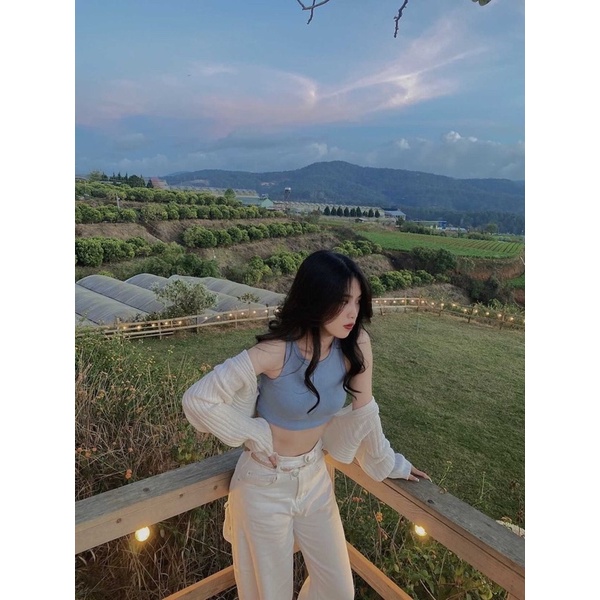 Áo Ba Lỗ Croptop Đủ Màu Siêu Hot