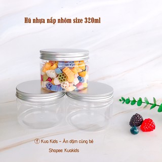 Hũ nhựa nắp nhôm nhiều size
