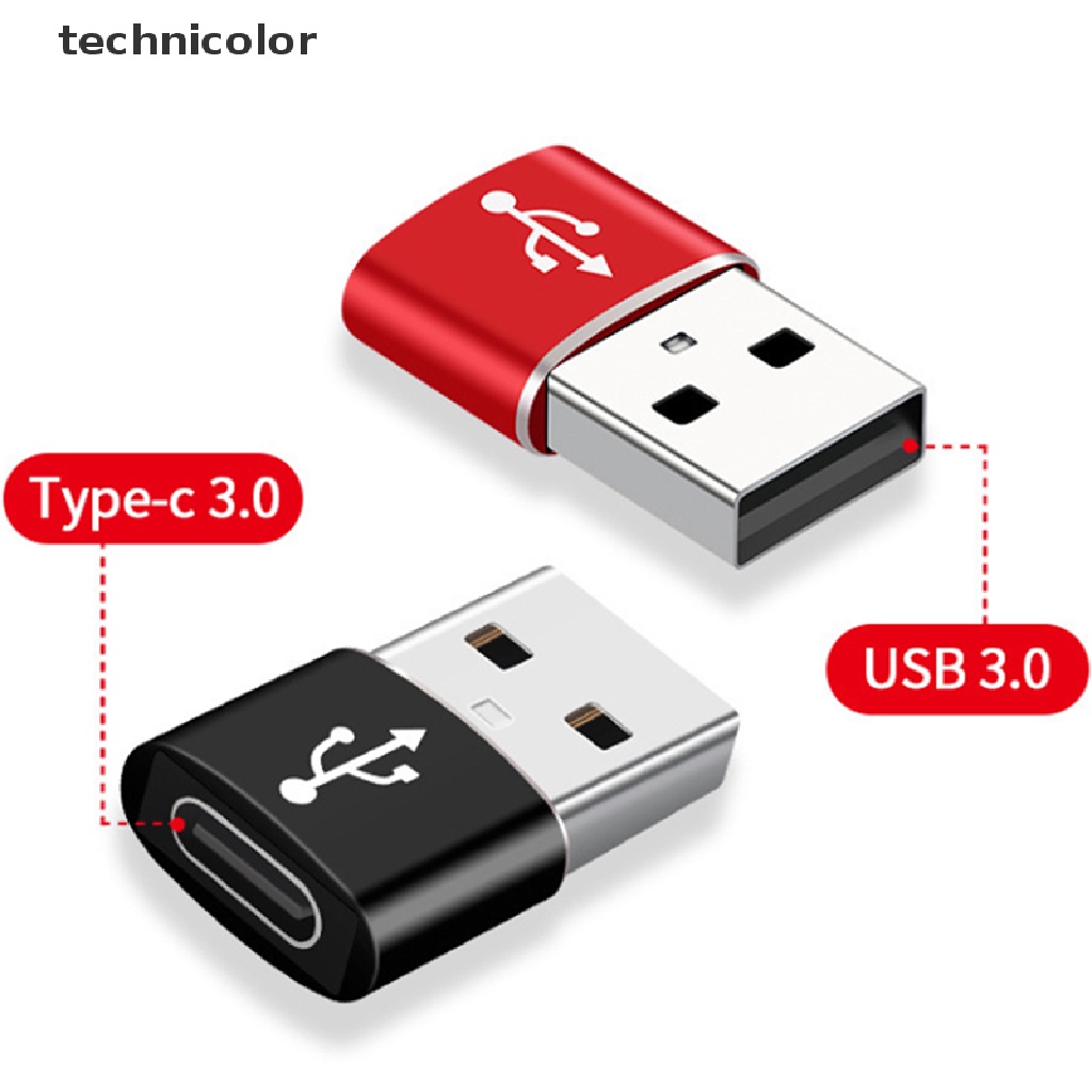 technicolor 1 Pcs USB C 3.1 Type C Female to USB 3.0 Type A Male Port Converter Adapter NEW TYG