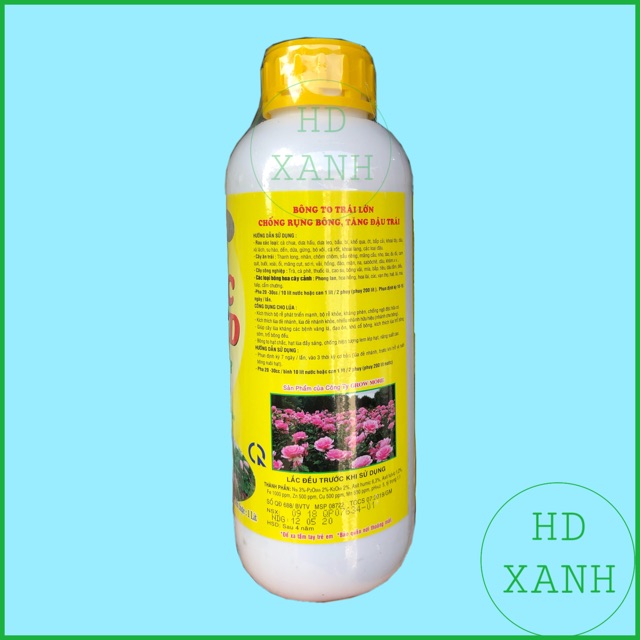 [SIEURE]  Humic acid 322 chai 1 lít - phân bón lá growmore cực chất.