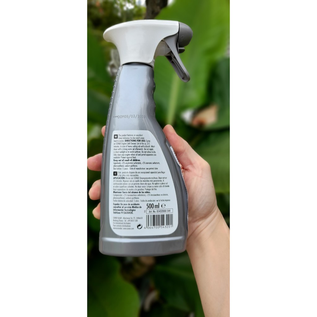 Vệ sinh khoang động cơ 500ml - Sonax Engine Cold & Cleaner