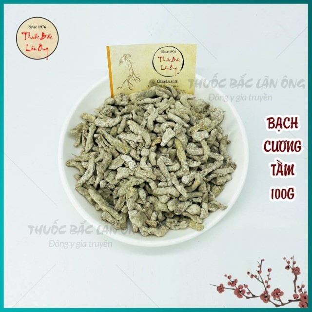 Bạch cương tằm 100g khô trắng