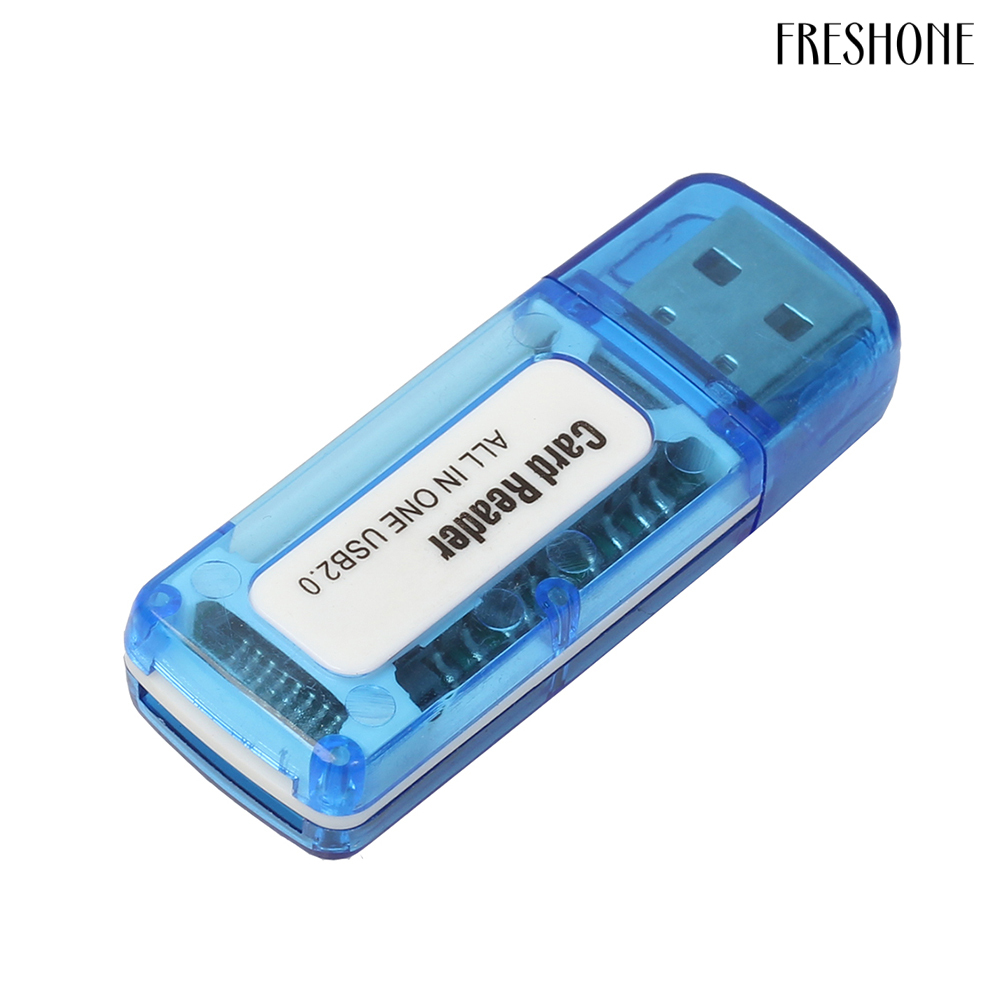 (Đang Bán) Bộ Sản Phẩm 1 Cái Usb 4 Trong 1 Đầu Đọc Thẻ Nhớ Sd Sdhc Dv Micro Sd Tf