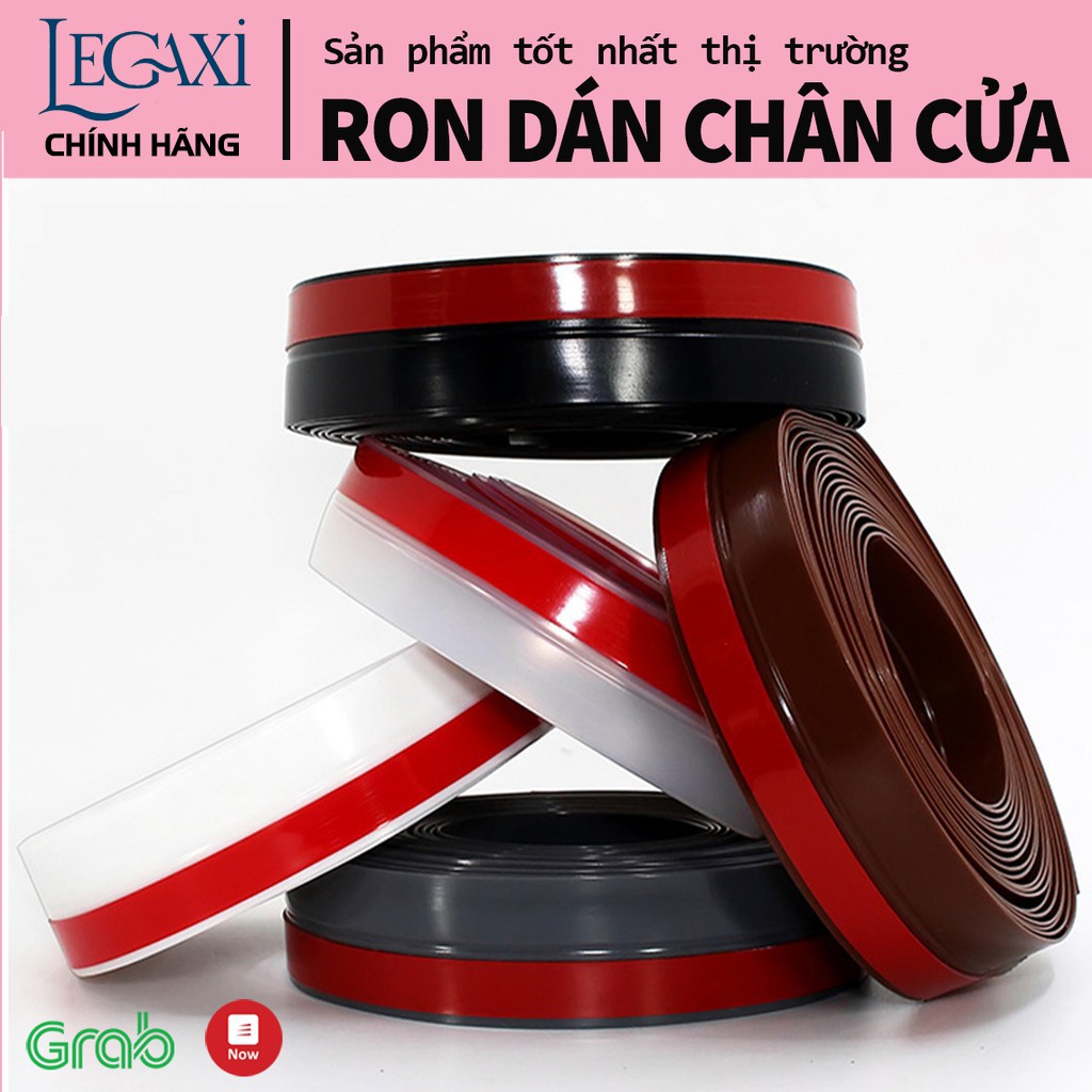 2 Mét Ron Cao Su LOẠI CẢI TIẾN Dán Khe Hở Chân Cửa Ngăn Loại 25mm