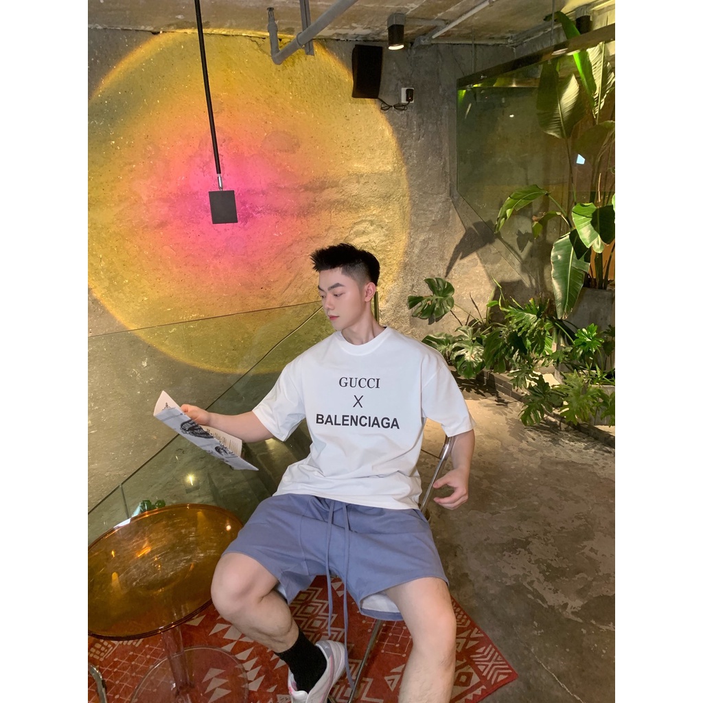 Áo Tee Balenciagaa x GucciGang  FW22