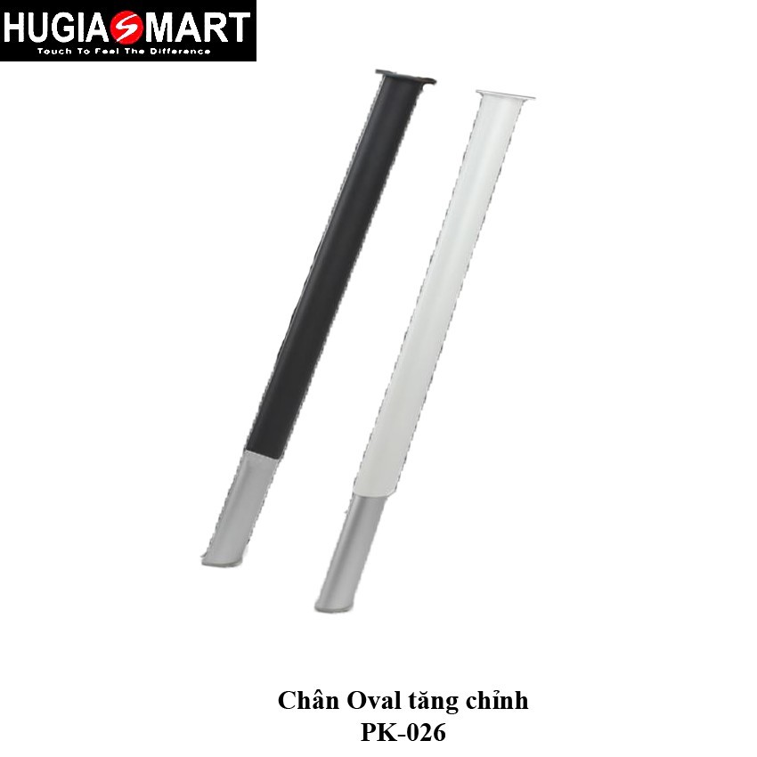 Chân bàn hình oval tăng chỉnh 75cm -phụ kiện nội thất