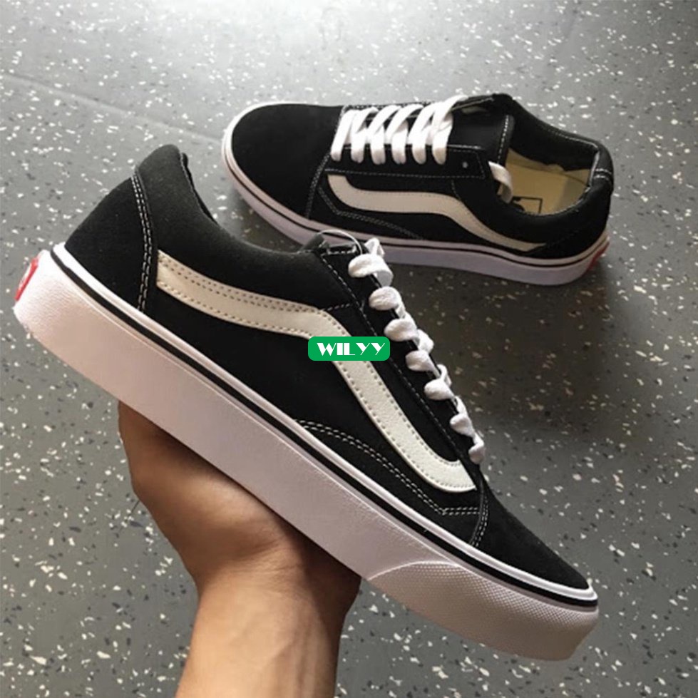 Giày_Vans Old Skool, giày sneaker đế thấp buộc dây chuẩn form đủ size nam nữ,Full Box