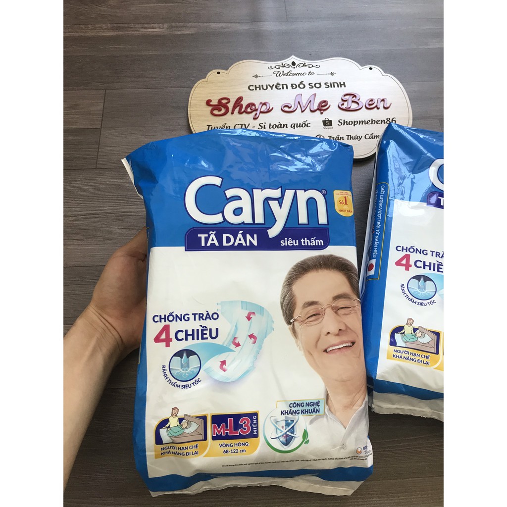 Bán lẻ 1 miếng bỉm dán Caryn size M/L ( cho mẹ sau sinh)