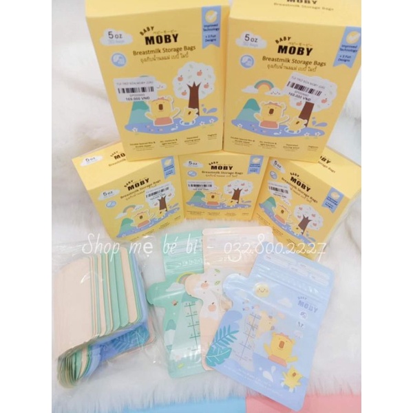Túi trữ sữa moby thái lan dung tích 250ml
