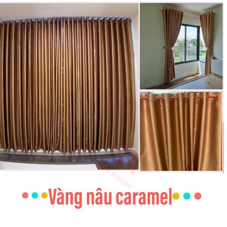 Rèm cửa sổ màn cửa cản sáng cho cửa chính live phòng thử đồ họa tiết 3d đơn sắc cao cấp