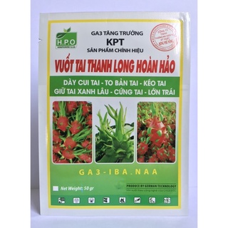 VUỐT TAI THANH LONG HOÀN HẢO GÓI 50GR (TAI DÀY CUI, TO BẢN TAI, CỨNG TAI, XANH TAI) HPO