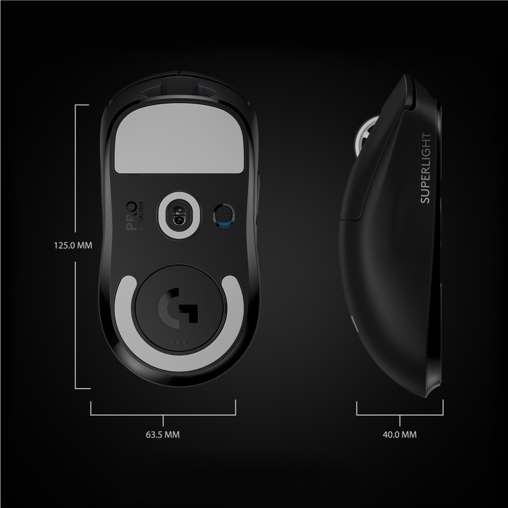 [ELLOGI3 giảm 10%] Chuột game không dây Logitech G Pro X Superlight - Siêu nhẹ, 5 nút lập trình, pin lâu