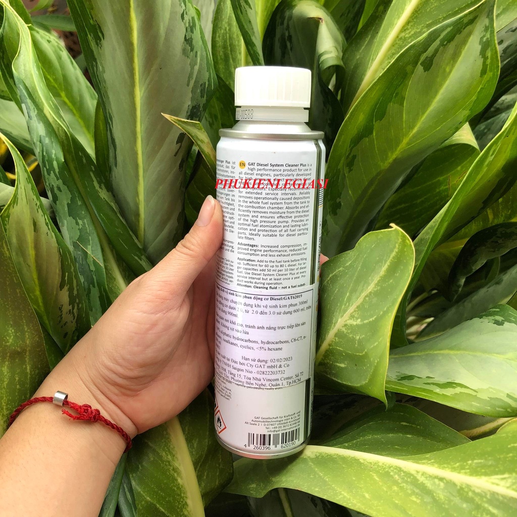 Súc Béc Dầu Diesel GAT 300ml xe oto nhập khẩu Đức