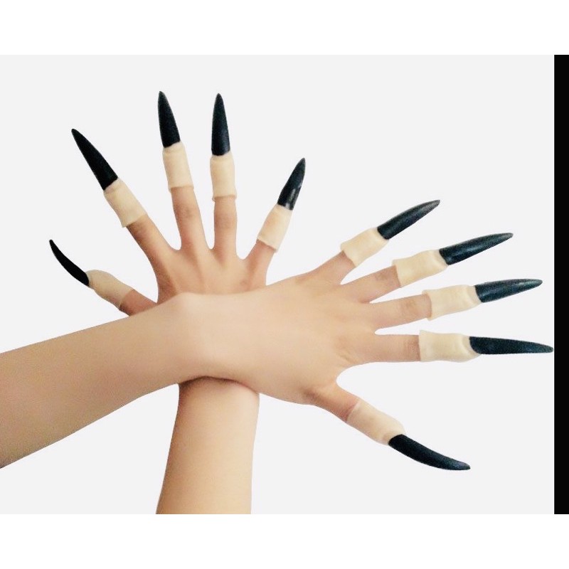 Móng tay hoá trang haloween cóplay gồm 10 móng
