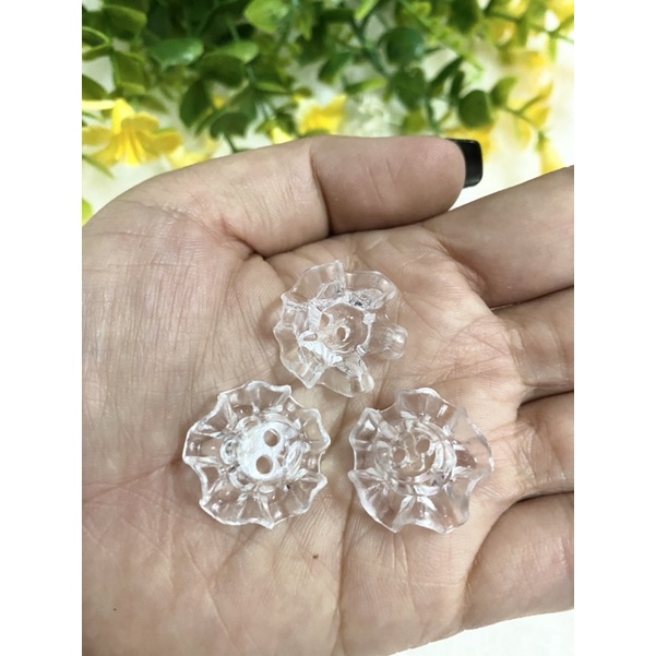 100g đế phồng/đế xoắn, vật liệu hoa đá pha lê Handmade