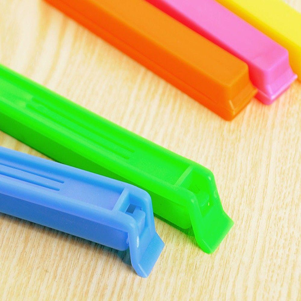 LAKAMIER Kẹp Niêm Phong Túi Thực Phẩm Thời Trang Màu Sắc Ngẫu Nhiên