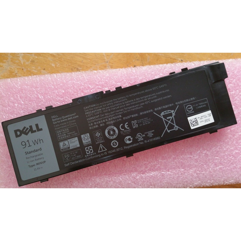 (BATTERY) PIN LAPTOP DELL PRECISION 7710 91WH (ZIN) - Precision 15 7510 7520 17 7710 7720 0FNY7 0RDYCT MFKVP T05W1