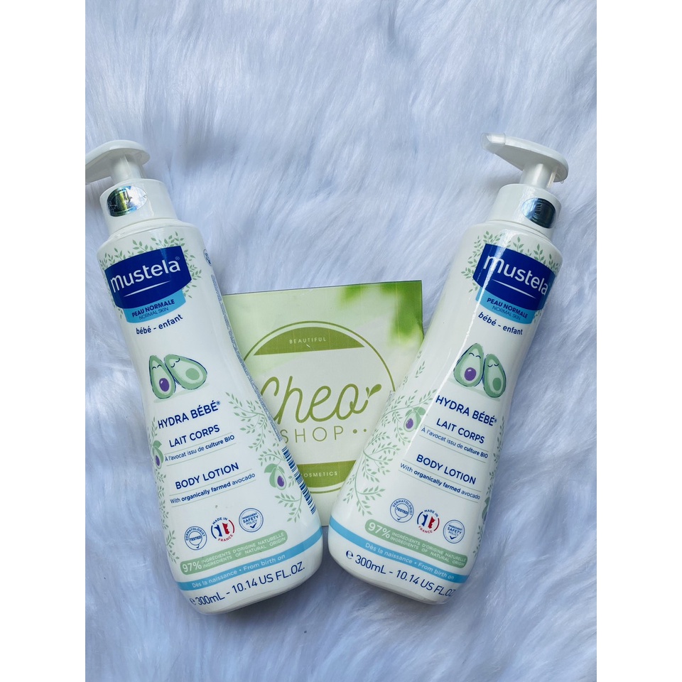 Kem dưỡng da Mustela 300ml cho bé body lotion