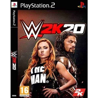 Đĩa cd dvd game ps2: wwe w2k20