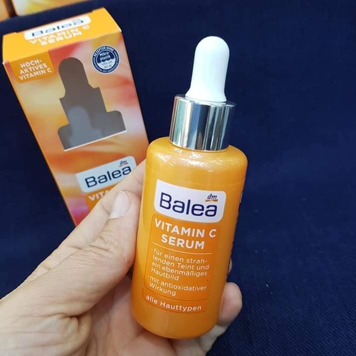 MẪU MỚI - Serum Vitamin C Balea Đức - Tinh Chất Dưỡng Trắng, Mờ Thâm Nám, Tái Tạo Da
