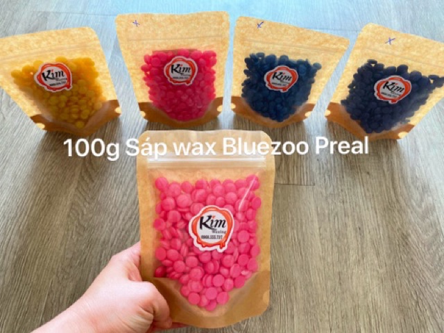 100g Sáp wax lông Hard wax beans Bluezoo cho da nhạy Bikini cảm không làm thâm da Ánh nhũ | BigBuy360 - bigbuy360.vn