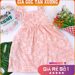 VÁY BÉ GÁI 2 DÂY CÁNH TIÊN TỪ 1-5 TUỔI