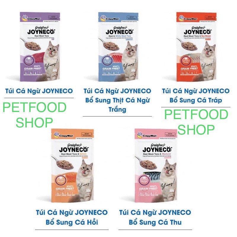 Pate cho mèo Joyneco cattyman Nhật Bản 60g, thức ăn cho mèo