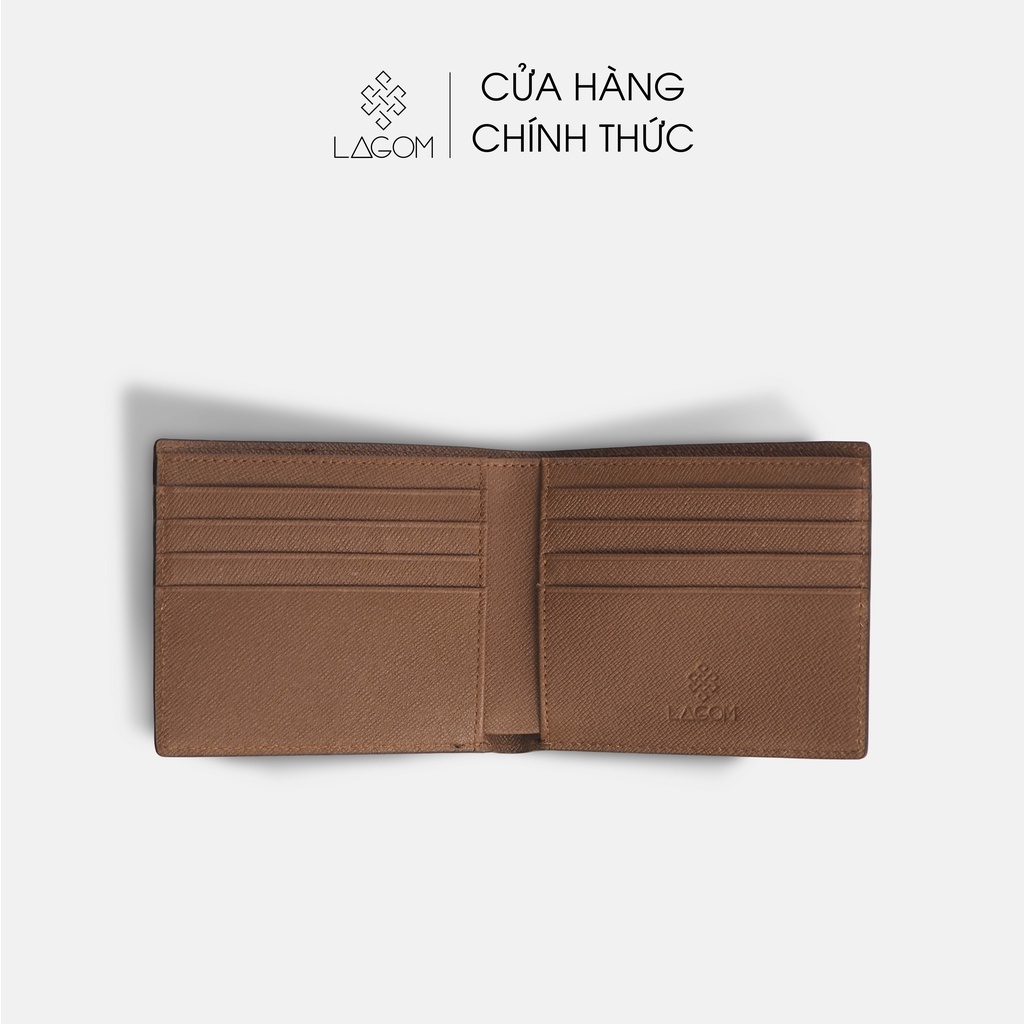 Ví nam da thật LAGOM dáng cổ điển - Taiga Bifold