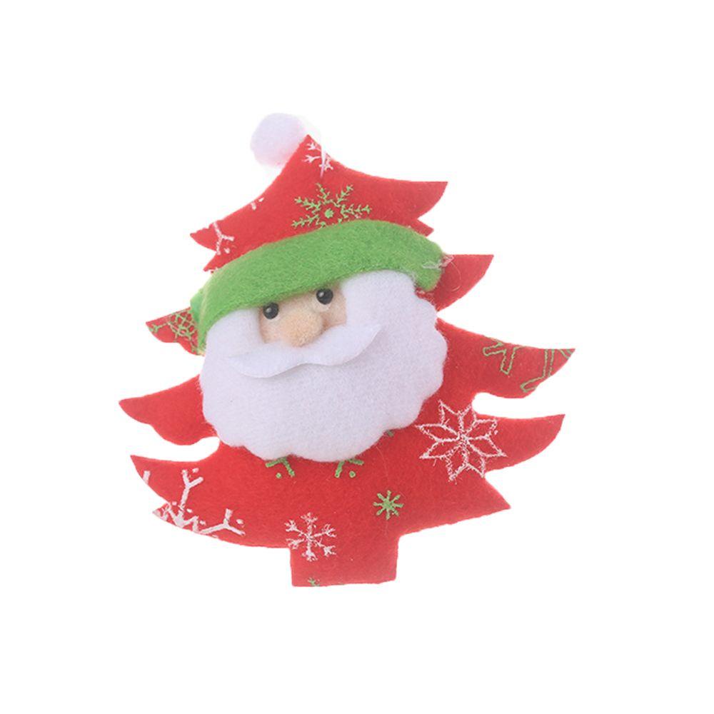 SUENIN Phụ Kiện Treo Trang Trí Cây Thông Giáng Sinh Hình Ông Già Noel Bằng Vải