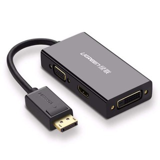 Cáp chuyển đổi đa năng Displayport sang HDMI+VGA+DVI-D(24+1) đầu cái UGREEN DP110 20420