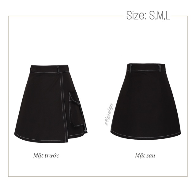 Quần váy túi hộp 2 màu (hình shop chụp điện thoại) | BigBuy360 - bigbuy360.vn