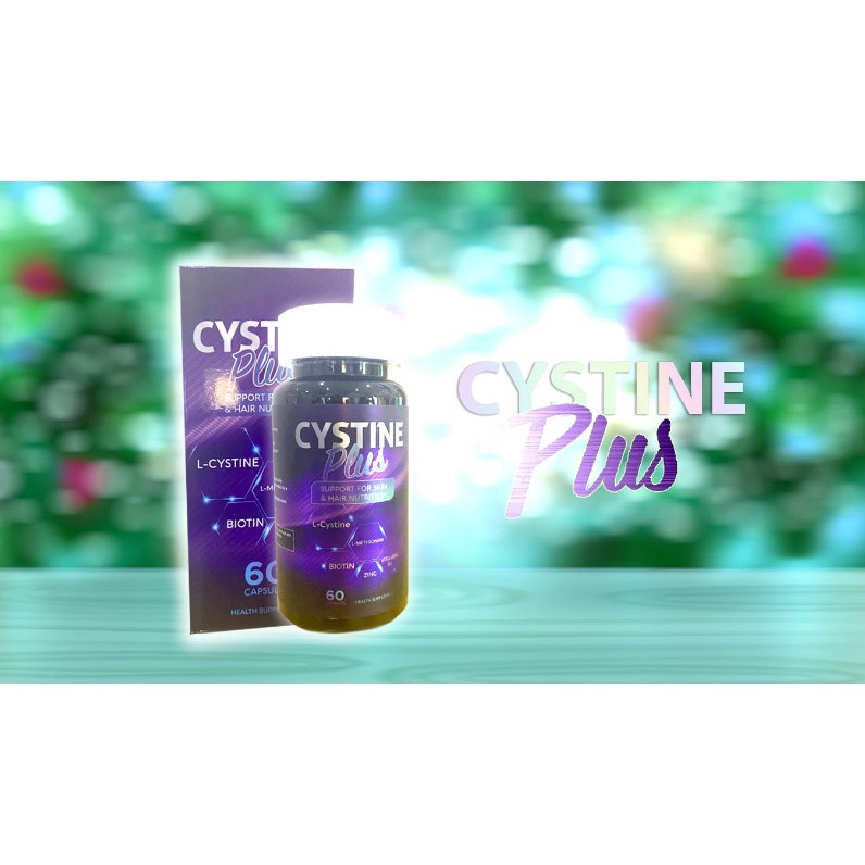 Cystine Plus 60v - Viên uống đẹp da, giảm mụn, dưỡng tóc khỏe đẹp