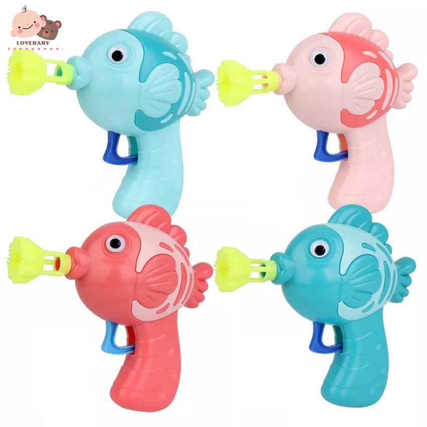 [HOT]Manual Soap And Water Bubble Machine Cute Fish Children's Toy Birthday Gift
