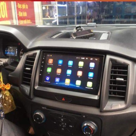 Màn hình Android 10 inch cắm sim 4G cho Ford Ranger 2018-2019 có canbus hiển thị thông tin xe