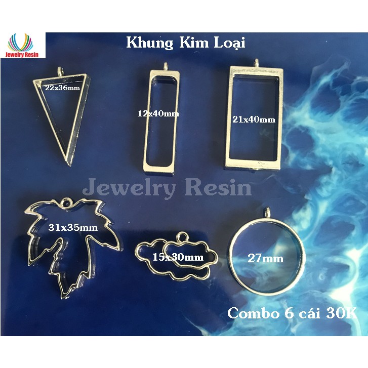Khung Kim Loại làm Resin trang sức Epoxy Resin