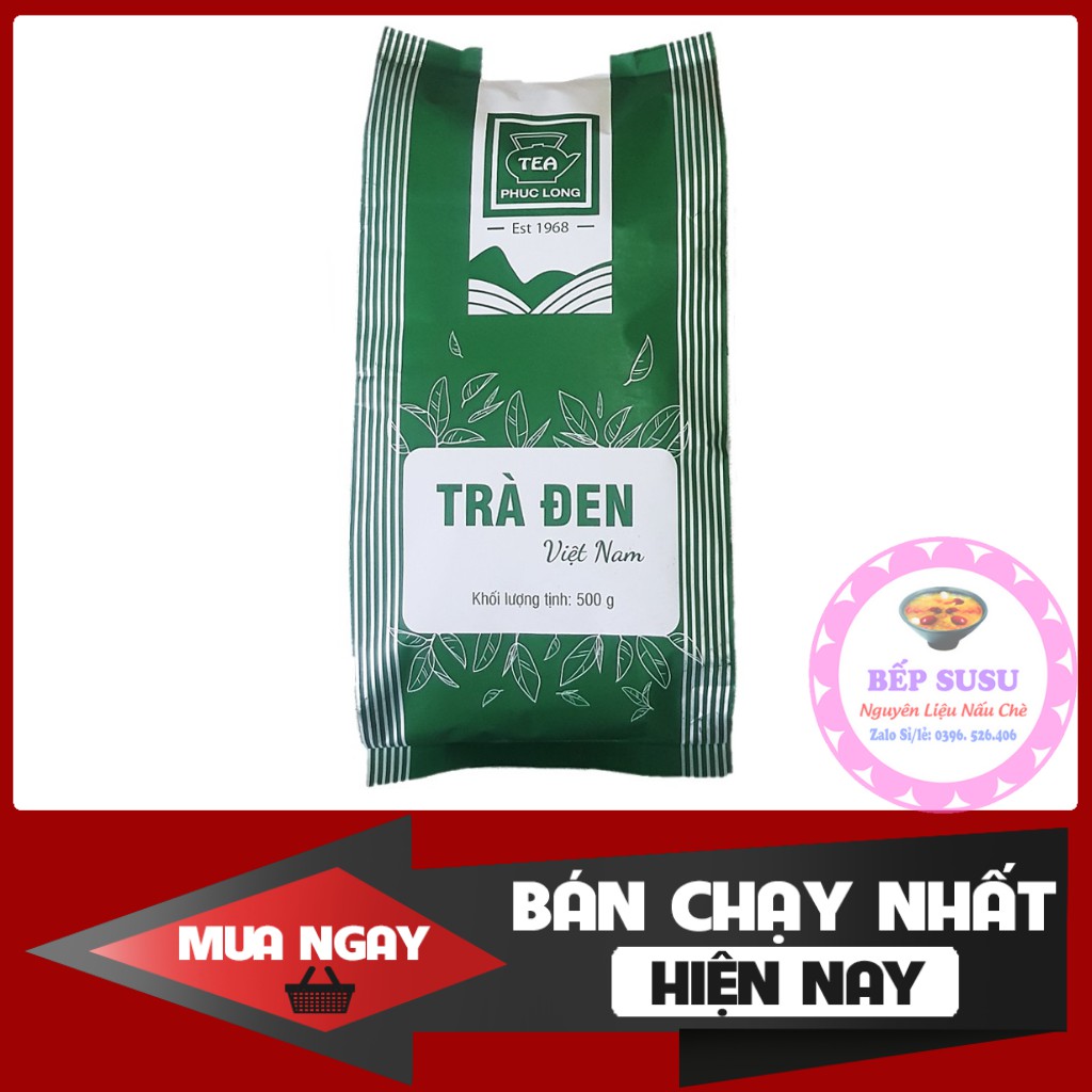 Trà đen Phúc Long nguyên liệu pha chế trà sữa Phúc Long trà sữa truyền thống gói chiếc lẻ 100Gram dùng thử