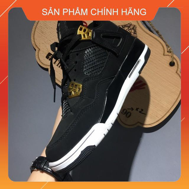 Jodan 4 đen vàng (Giày thể thao)