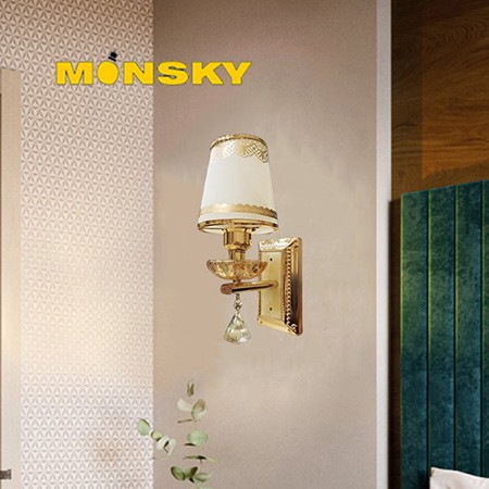 Đèn tường MONSKY BUTCO trang trí nội thất hiện đại, sang trọng - kèm bóng LED chuyên dụng