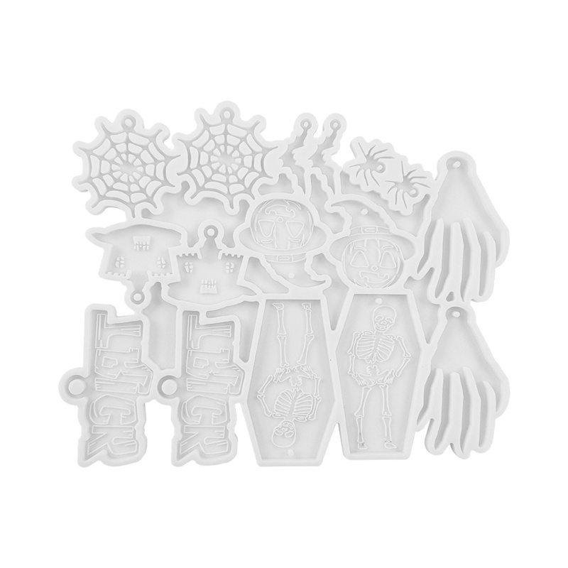 Khuôn Silicone Làm Bông Tai Phong Cách Halloween