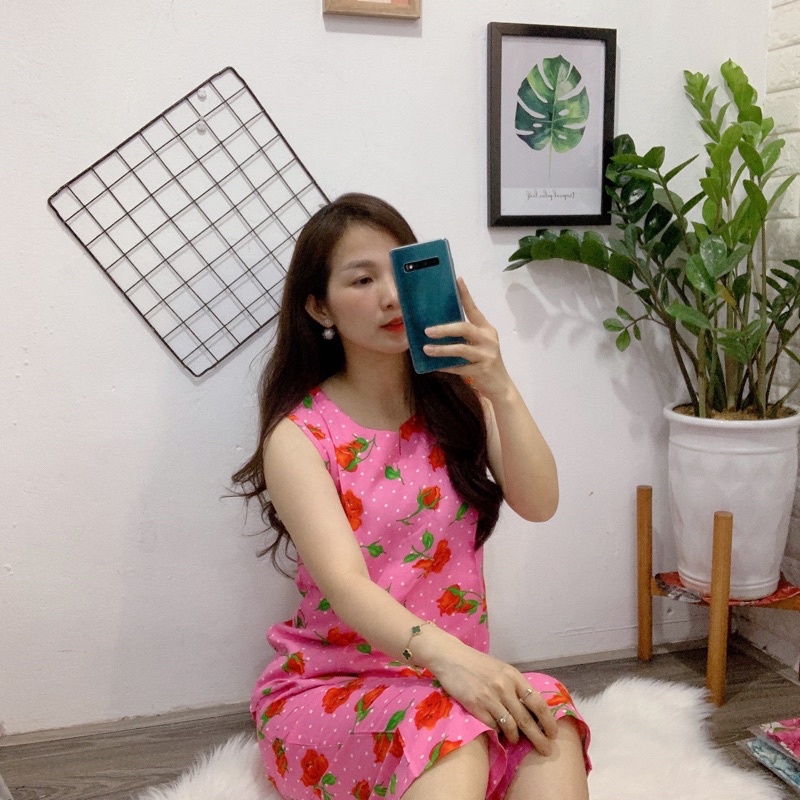 {Sale hàng lẻ size}⚡️Bộ Lanh Quần Lửng Áo Sát Nách Nữ⚡️ Vải Việt Thắng Cao Cấp