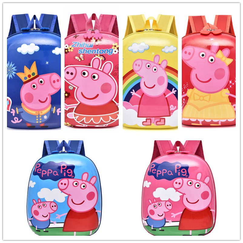 Ba Lô Đi Học Hình Heo Peppa Đáng Yêu Cho Bé Mẫu Giáo