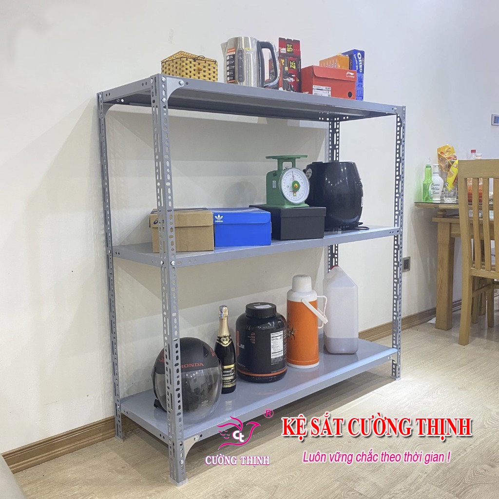 Kệ sắt Mini 3 Tầng, Cao 120cm x Dài 60 x Rộng 40cm