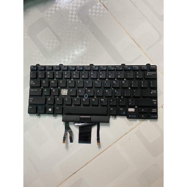 Xác bàn phím  dell latitude e5450 e7450 có chuột đèn phím zin mất nút