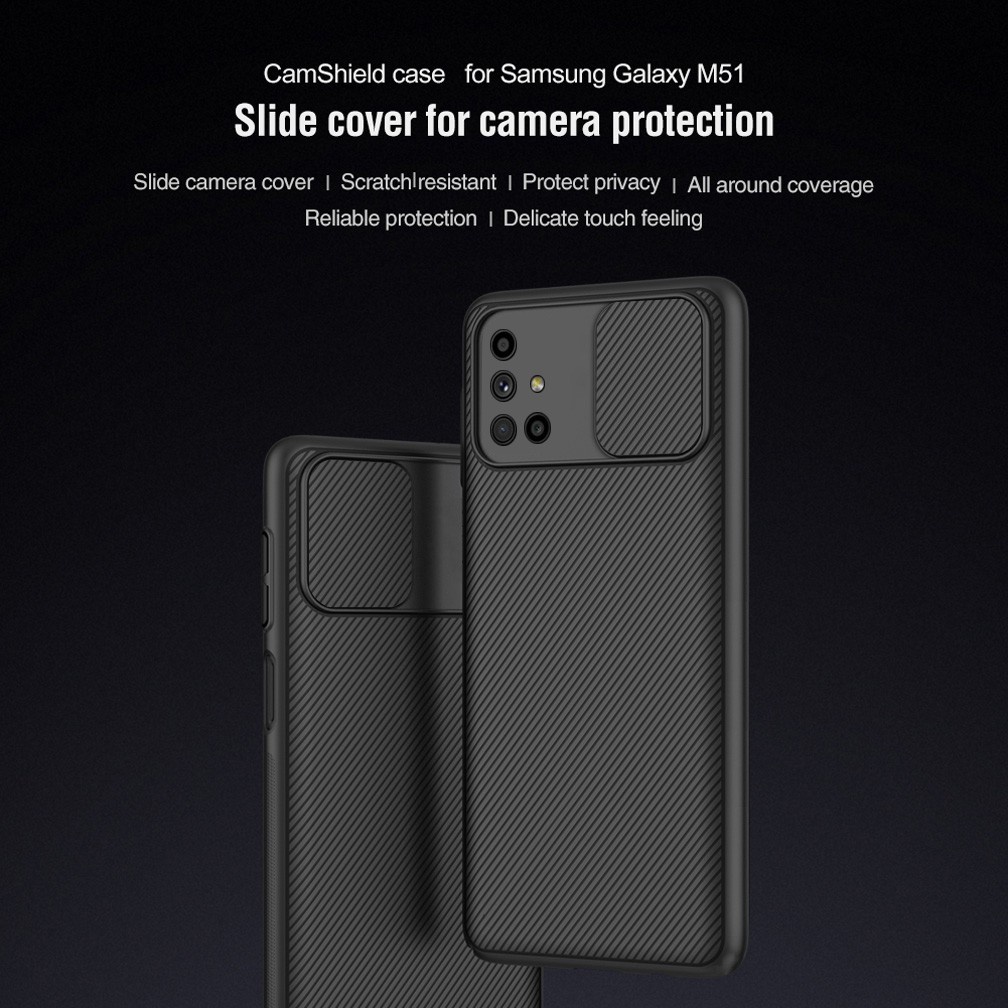 Push Pull Camera Lens Silicone Casing Samsung Galaxy A51 A71 A21S A50 A50S A30S M51 2020 Case Camera Back Cover