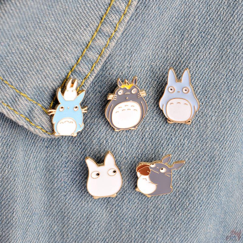 Ghim cài áo hình nhân vật phim Totoro dễ thương