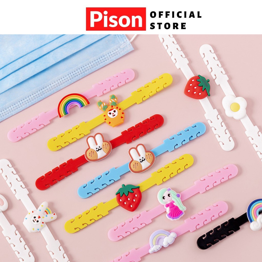 Dây đeo khẩu trang silicon Pison chống đau vành tai - 1 cái